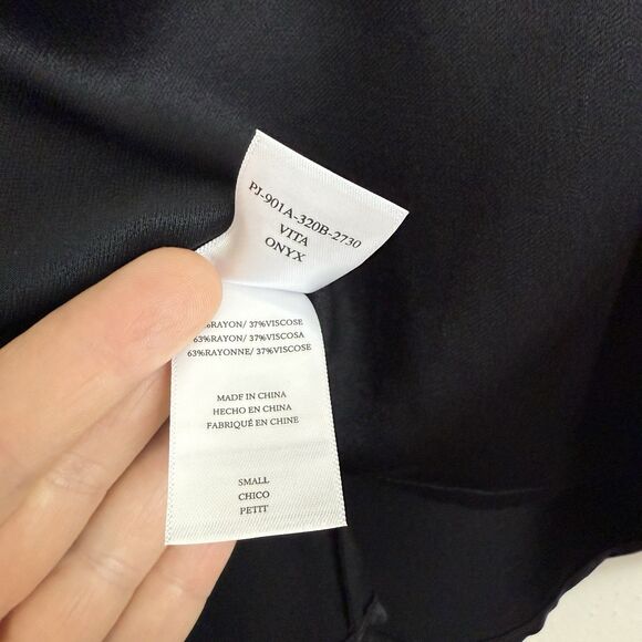 Rails Vita Pajama Sleep Set Black Cami Tank Top & Matching Shorts Sz Small - Picture 8 of 11